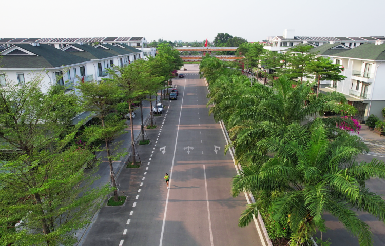 Trải nghiệm cung đường chạy bộ tại Khu đô thị Ecogarden
